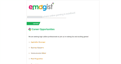 Desktop Screenshot of emagist.com