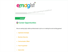 Tablet Screenshot of emagist.com